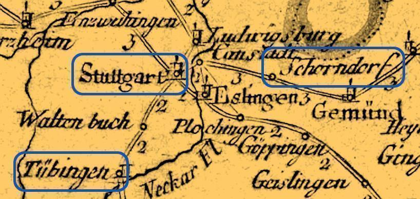 Schorndorf_Tuebingen_map