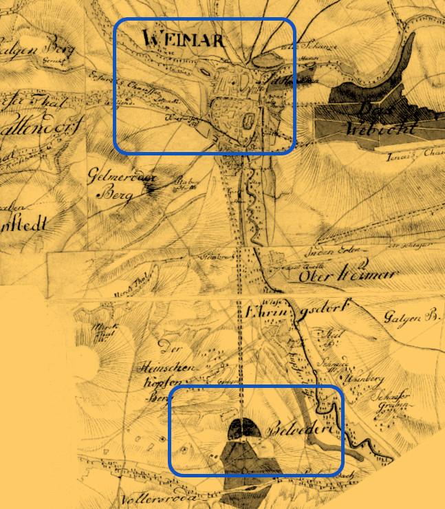 Weimar_Belvedere_map