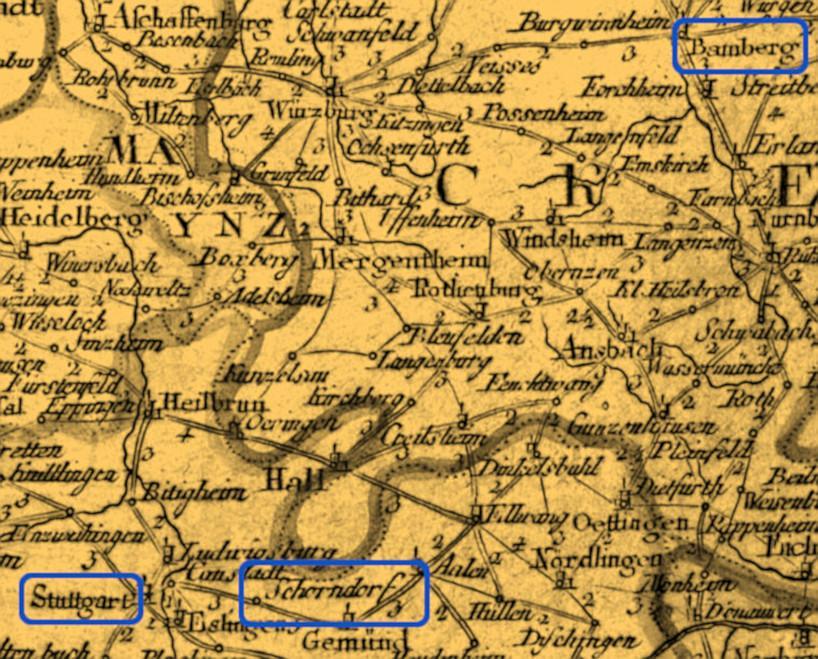 Schorndorf_Bamberg_map