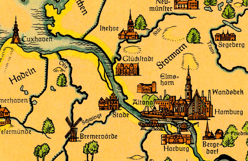 Cuxhaven_Harburg_map