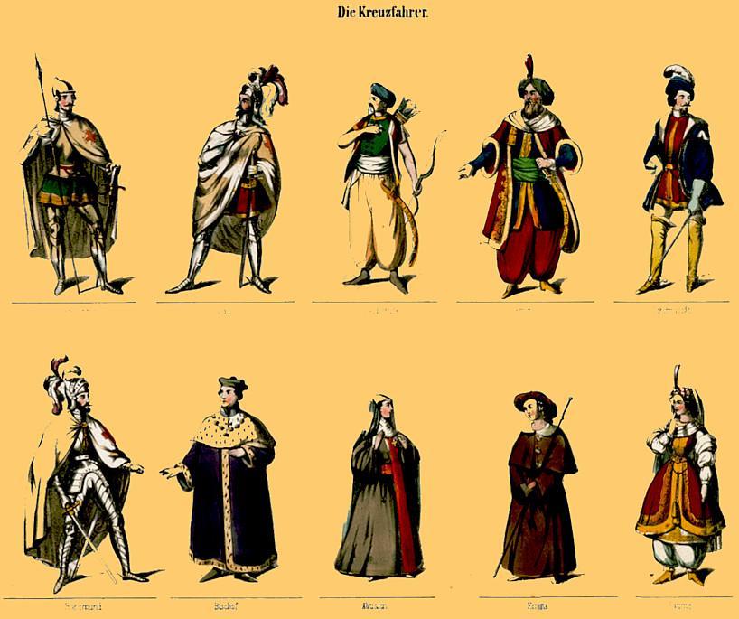 Kotzebue_crusaders_costumes