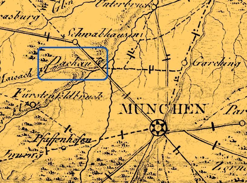 Dachau_Munich_map