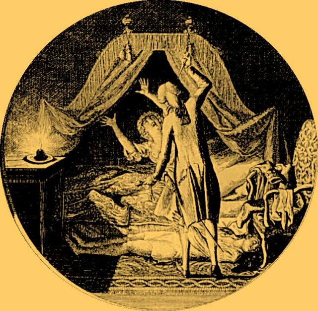 Woman_man_stabbing_bed