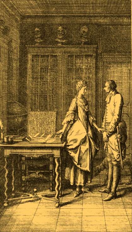 Woman_man_table_speaking