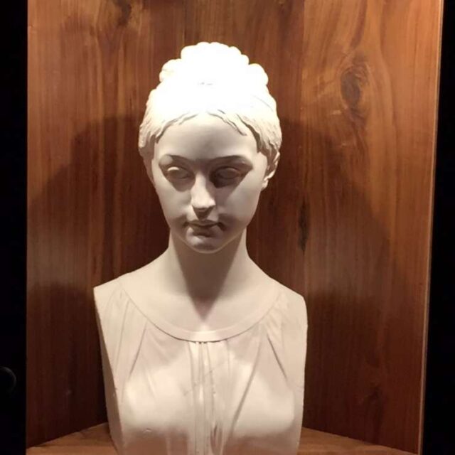 Auguste bust cabinet