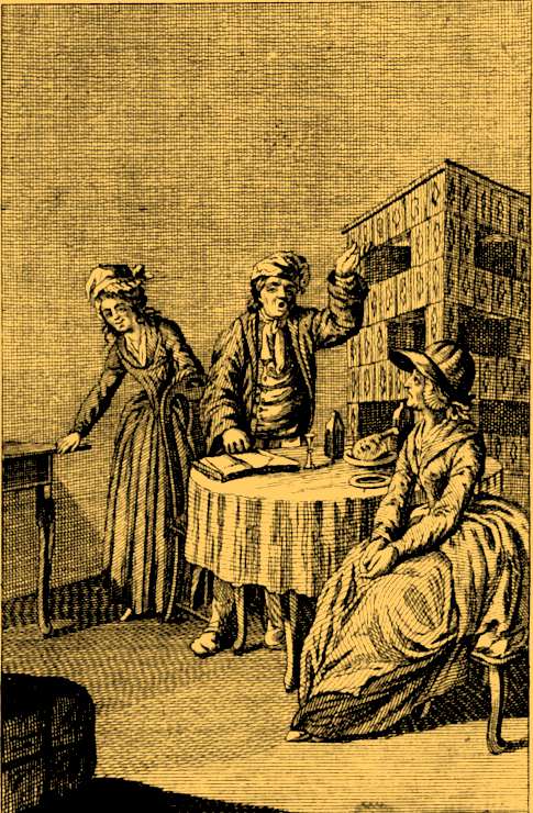 Man_preaching_at_table
