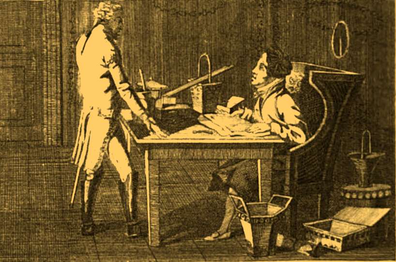 Men_talk_across_writing_desk