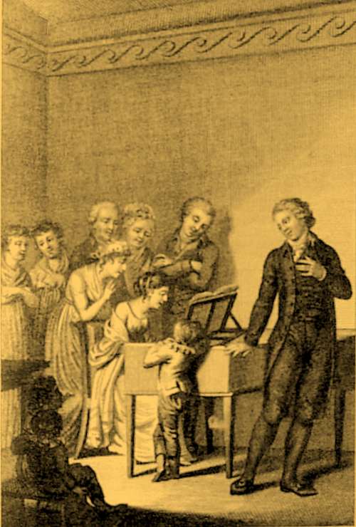 Man_observes_musical_gathering